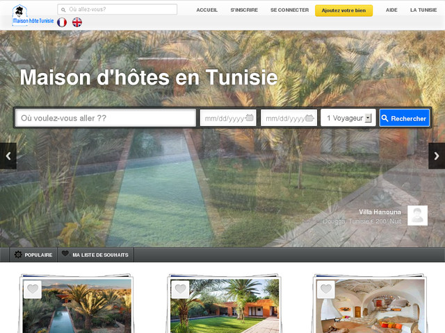 maison-hote-tunisie.com
